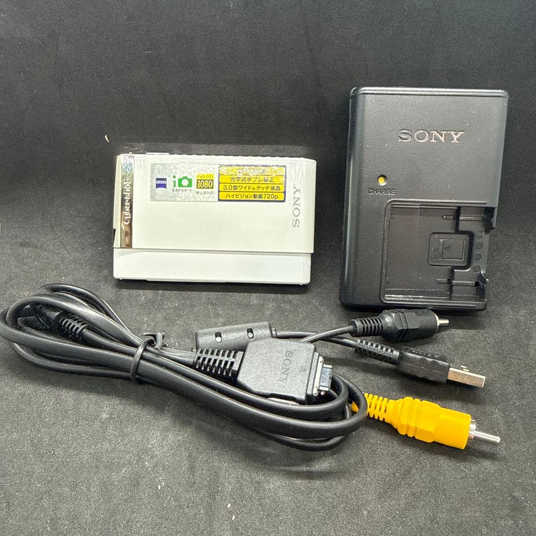 SONY Cyber-shot DSC-T90 デジタルカメラ シルバー 動作品