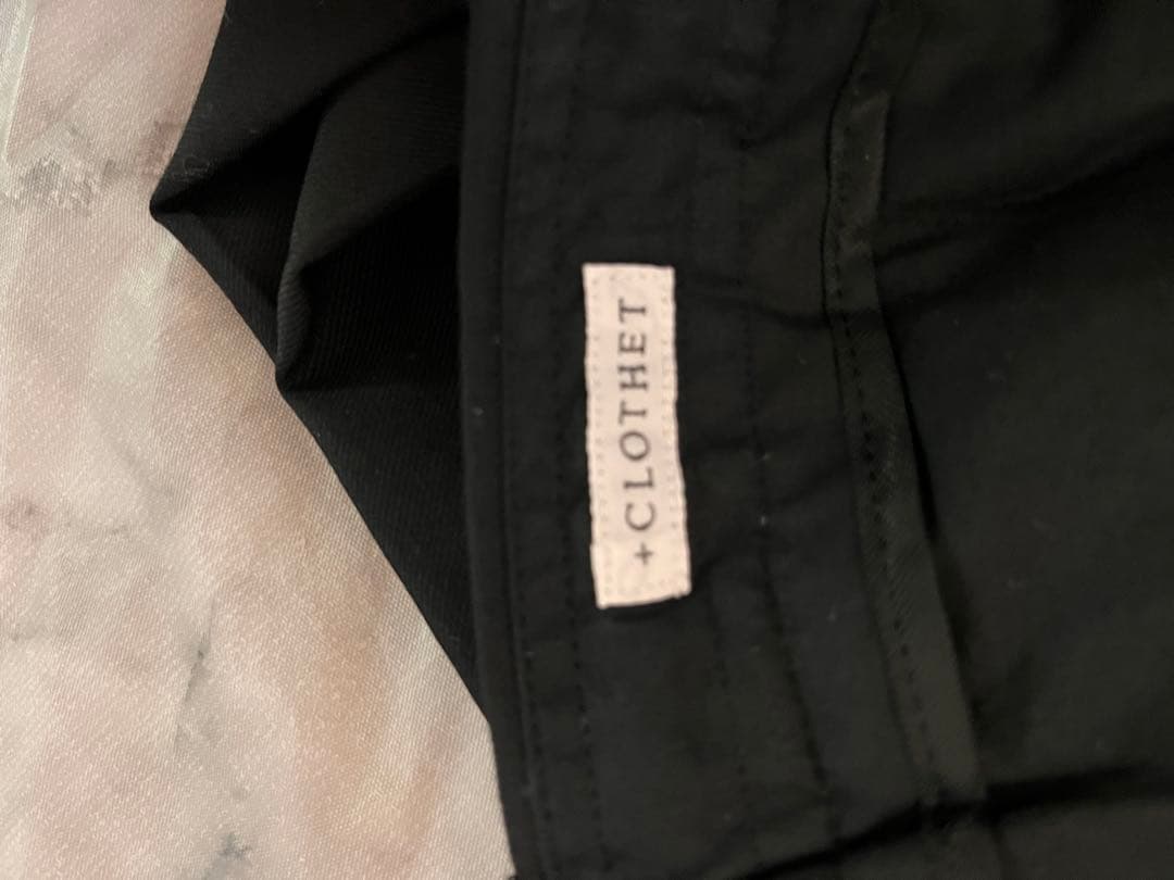 クロスクローゼット　Twill Easy Trousers ブラック サイズ2