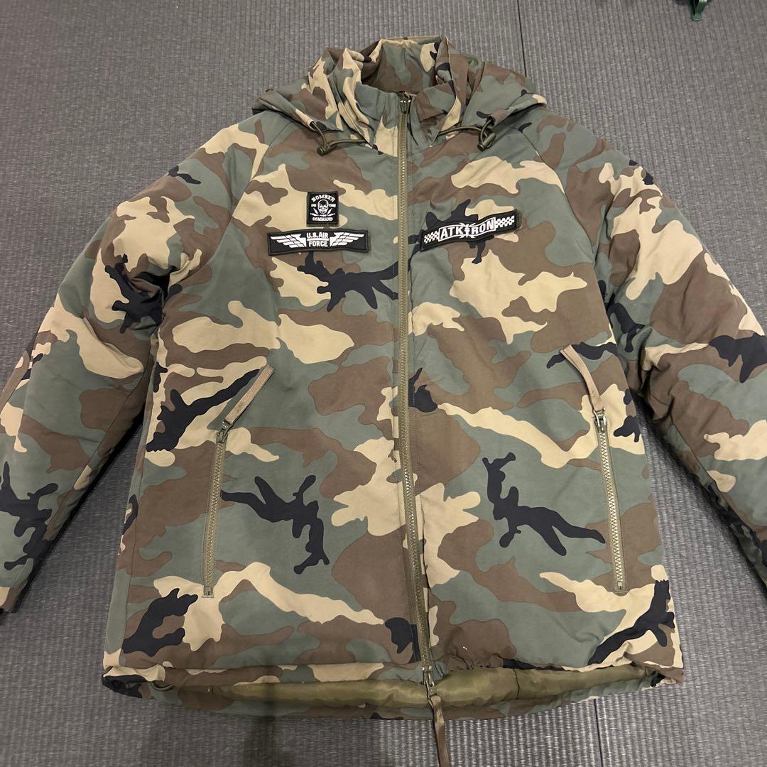 KNACKERED×HOUSTON 中綿ジャケット 迷彩　XL