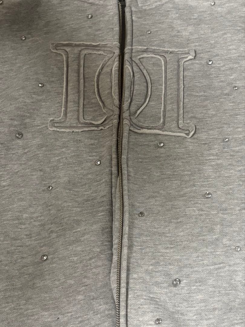 darich DDロゴビジュージップパーカー　グレー