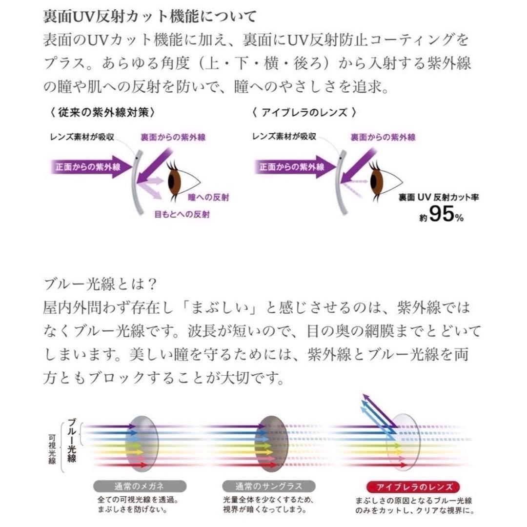 【未使用に近い】アイブレラクリアノーブル 眼鏡感覚サングラス eyebrella