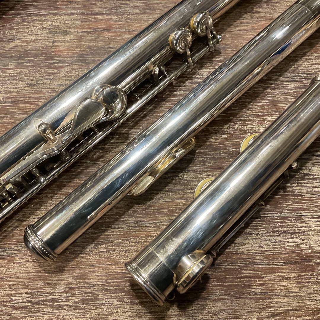 YAMAHA ヤマハ フルート YFL-351 リップ銀製 管体銀メッキ 吹奏