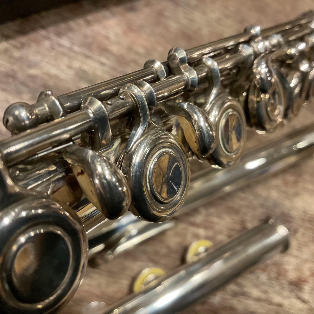 YAMAHA ヤマハ フルート YFL-351 リップ銀製 管体銀メッキ 吹奏