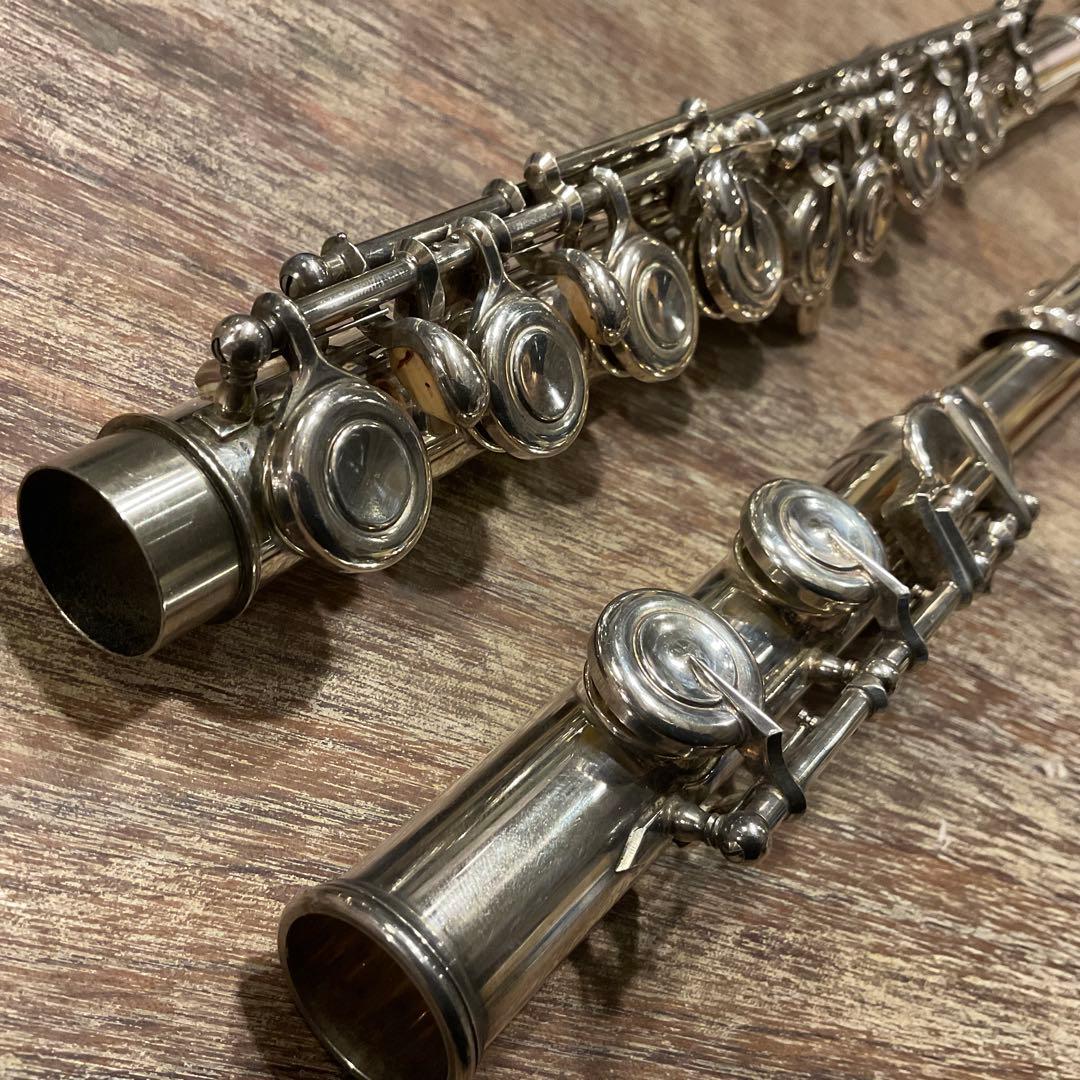 YAMAHA ヤマハ フルート YFL-351 リップ銀製 管体銀メッキ 吹奏