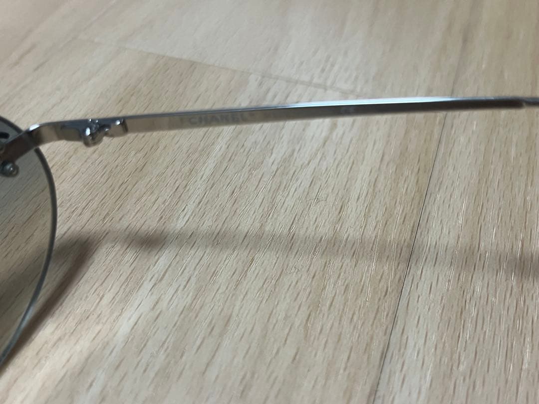 CHANEL サングラス　ココマーク　ビンテージ　リムレス