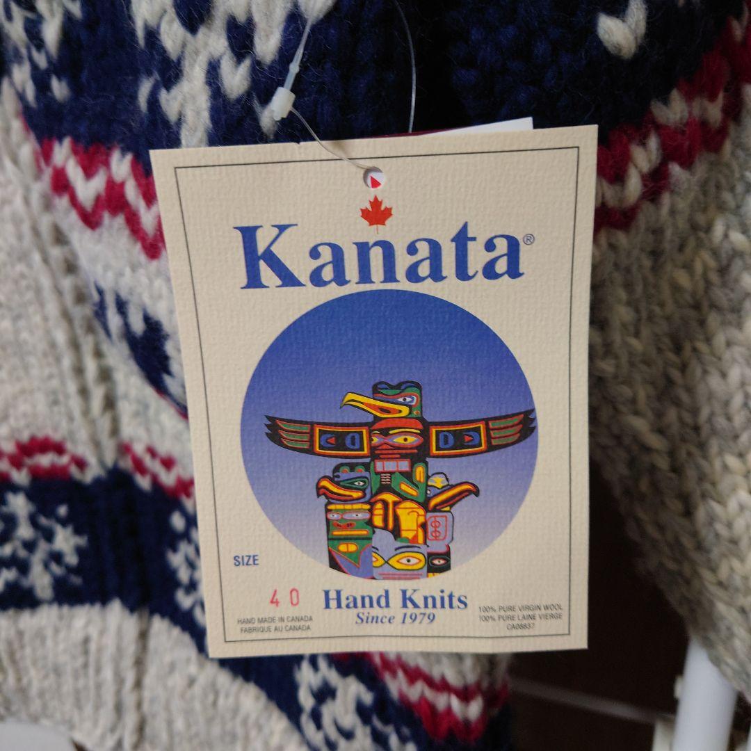 Kanata Hand Knit カウチンセーター 40サイズ　新品未使用☆
