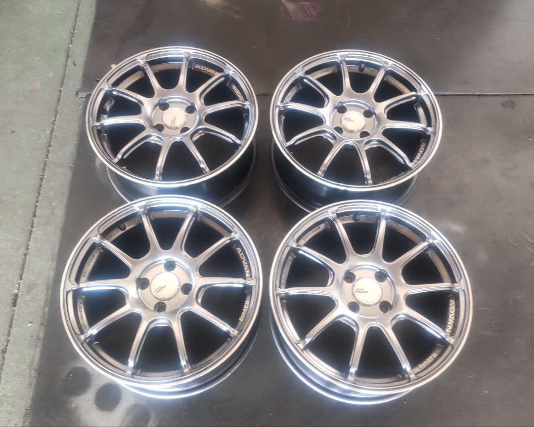 アドバン RZⅡ 16/4H/100/6.5J ホイール４本