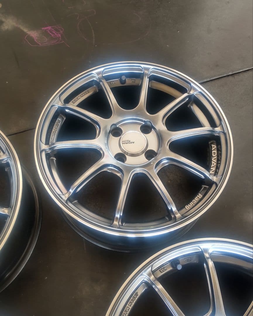 アドバン RZⅡ 16/4H/100/6.5J ホイール４本