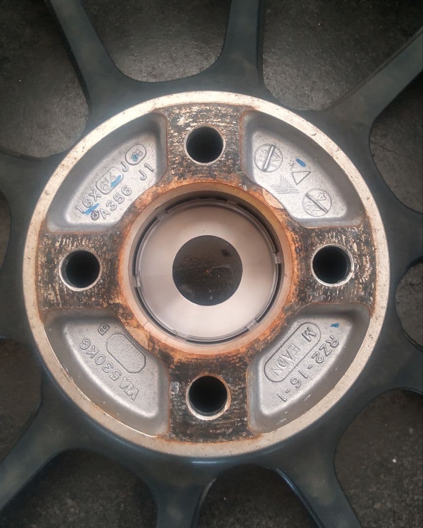 アドバン RZⅡ 16/4H/100/6.5J ホイール４本