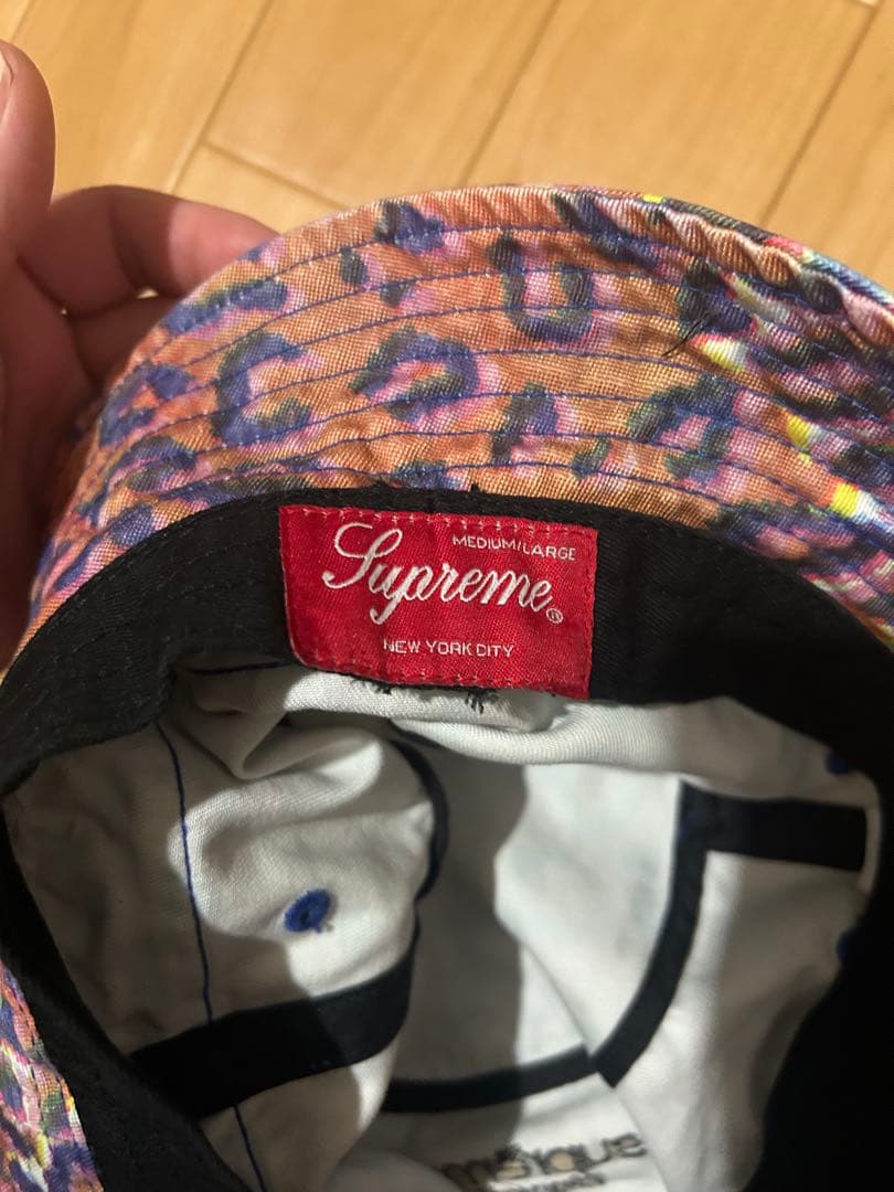 帽子 Supreme Classic Logo Crusher Leopard