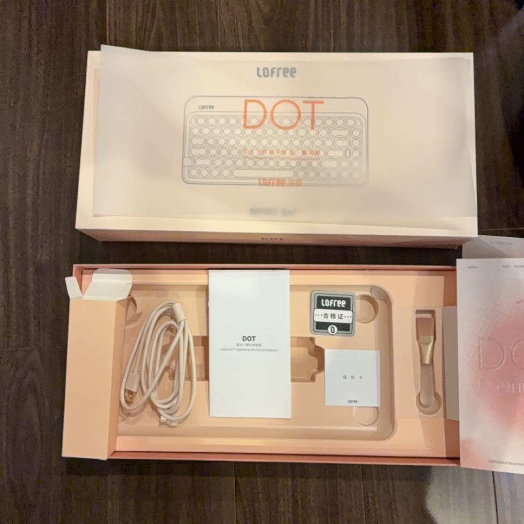 LOFREE DOT Foundation メカニカルキーボード　ピンク