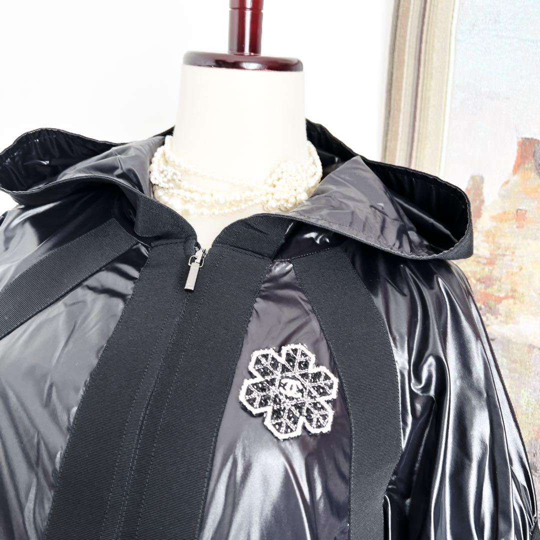 未使用　CHANEL シャネル　ココネージュ　ブルゾン　フリル　刺繍　コート