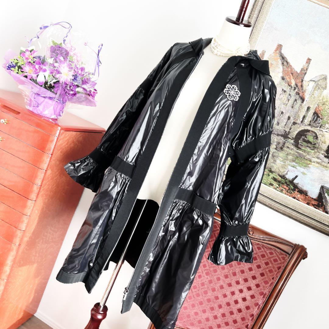 未使用　CHANEL シャネル　ココネージュ　ブルゾン　フリル　刺繍　コート