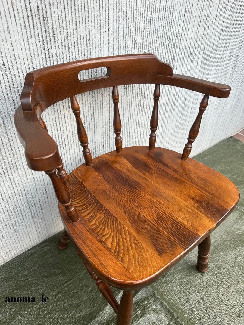 【ダイニングチェア】飛騨産業　キツツキ　ウィンザーチェア　ヴィンテージ◎