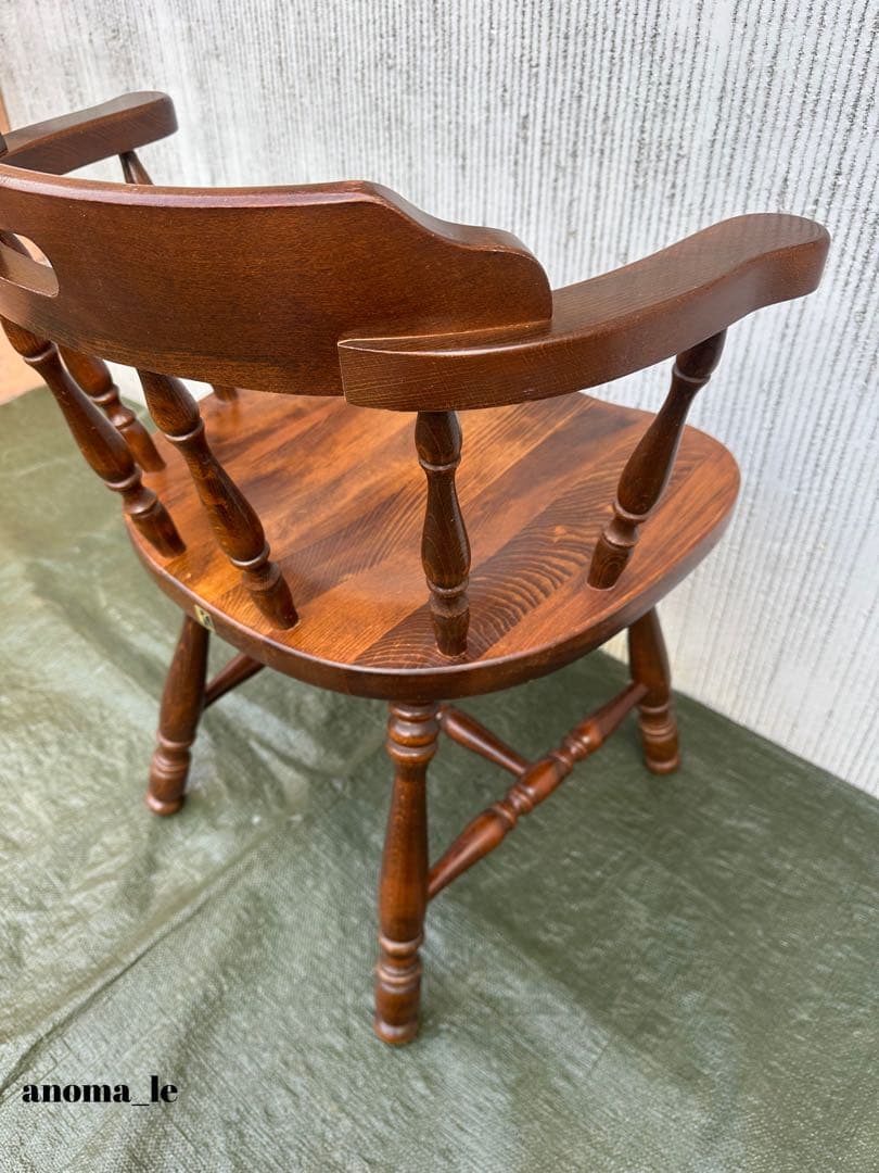 【ダイニングチェア】飛騨産業　キツツキ　ウィンザーチェア　ヴィンテージ◎