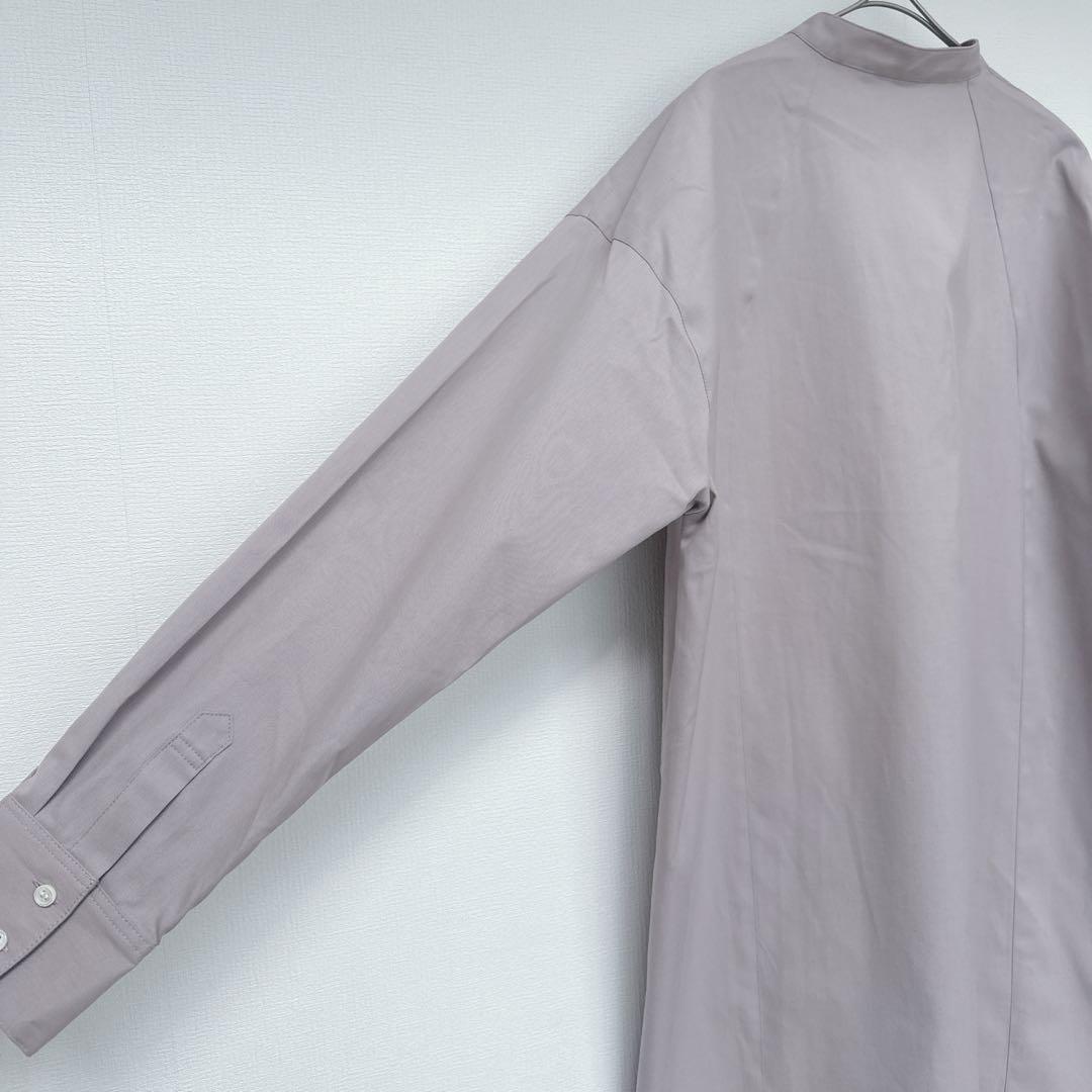 美品！完売品✾our✾シワになりにくい胸元切り替えロングシャツ