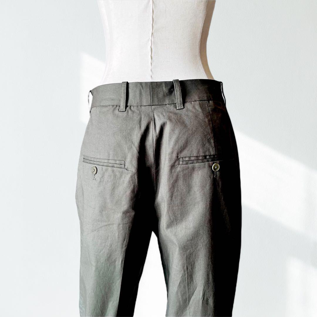 ３.１フィリップリム ノータック コットン パンツ 4 カーキ ARMY