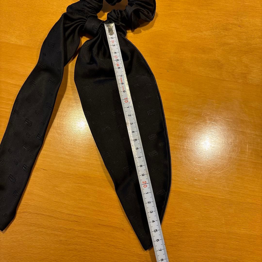 アレクサンドル　ドゥ　パリ　ヘアーアクセサリー　黒シルク