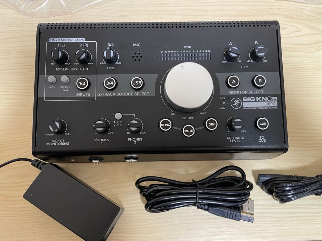 MACKIE BIG KNOB STUDIO オーディオインターフェイス