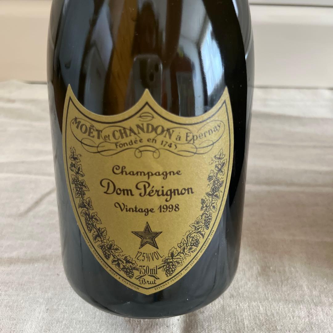 ドンペリニヨン　ヴィンテージ1998 シャンパン750ml 未開栓古酒