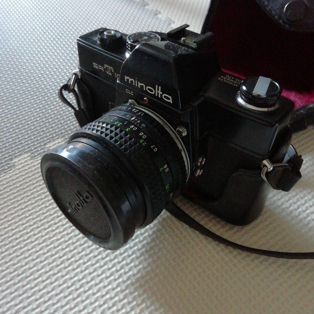 コニカミノルタ　古いカメラ　ケースあり