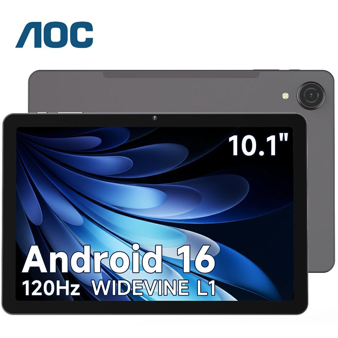 新品未使用　Android16 AOC タブレット 120Hz