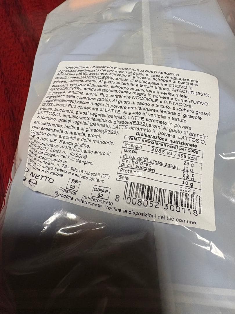 トロンチーニ1kg含むイタリア菓子　計6点