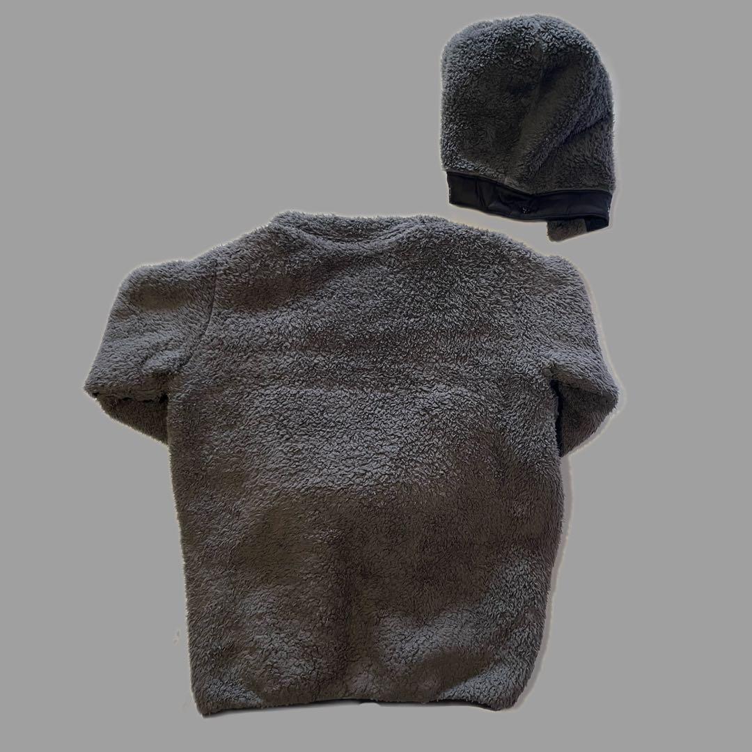 Patagonia フリースダウンジャケット　リバーシブル　ボア　フード着脱　S