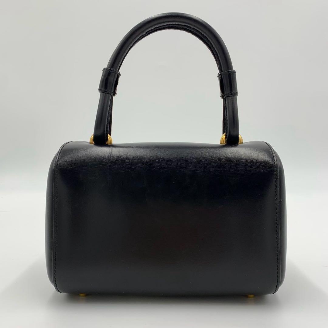 極美品 ロエベ トップハンドル ハンドバッグ アナグラム バニティ フォーマル