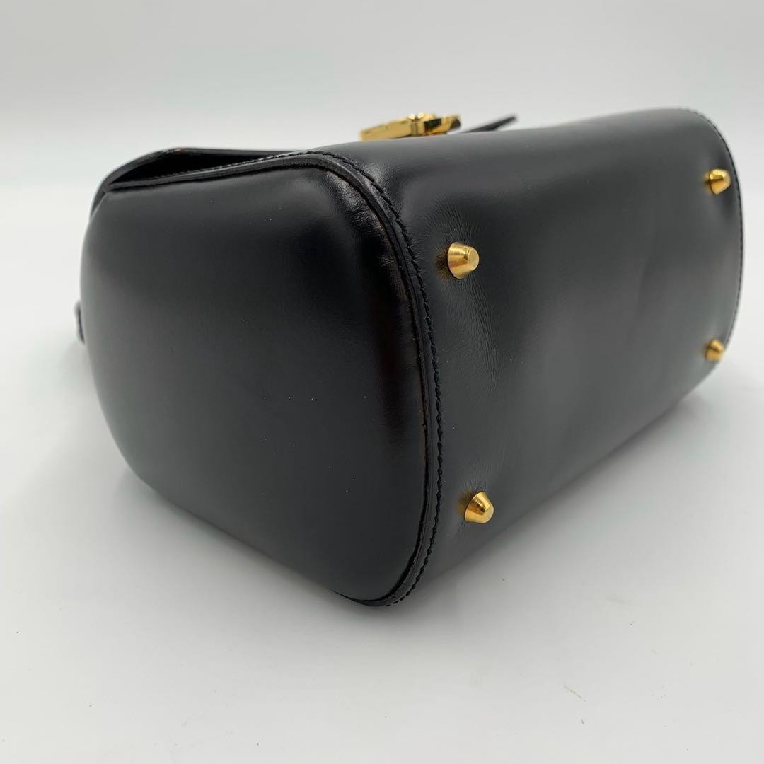 極美品 ロエベ トップハンドル ハンドバッグ アナグラム バニティ フォーマル