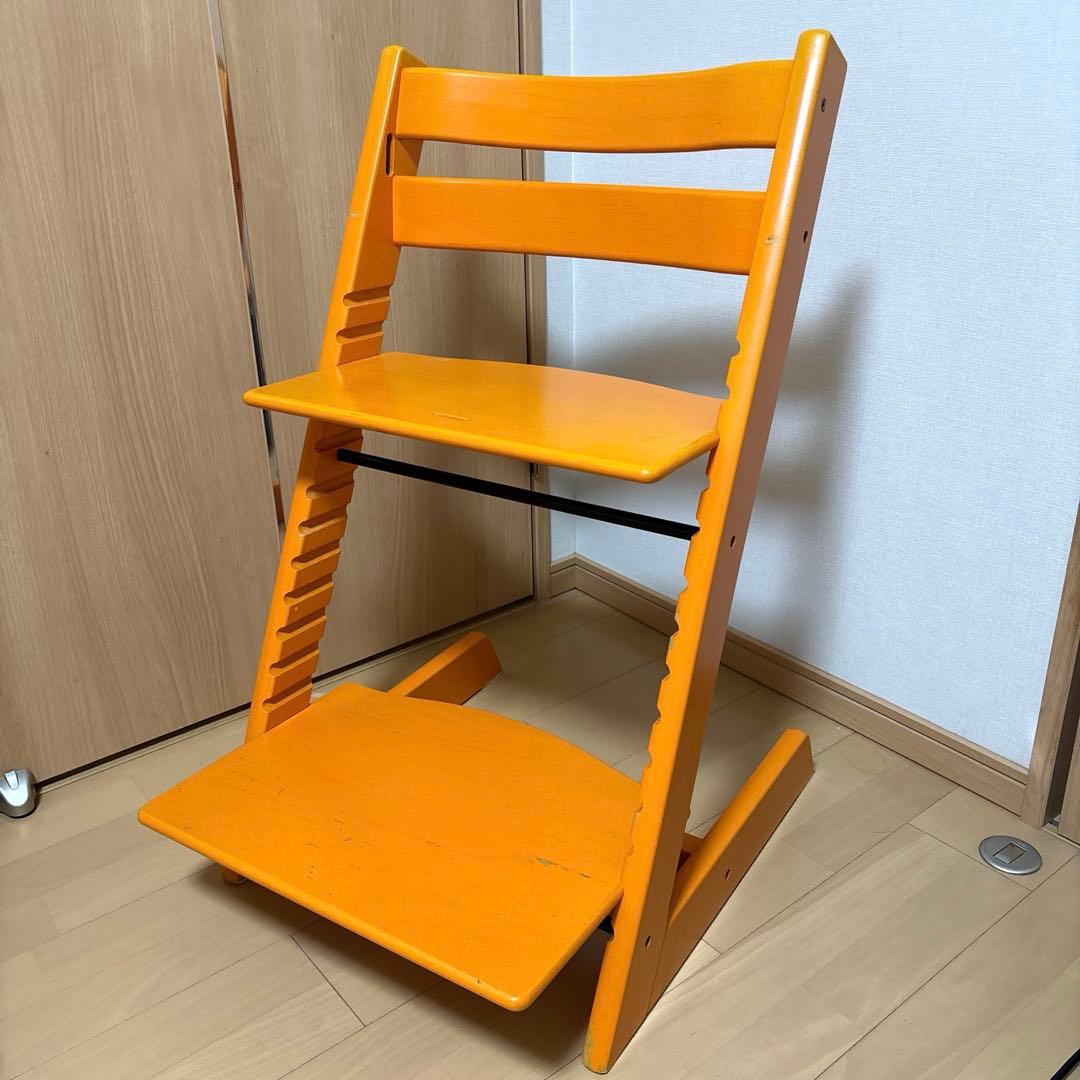 ストッケ　トリップトラップ　オレンジ　STOKKE　 シリアル4
