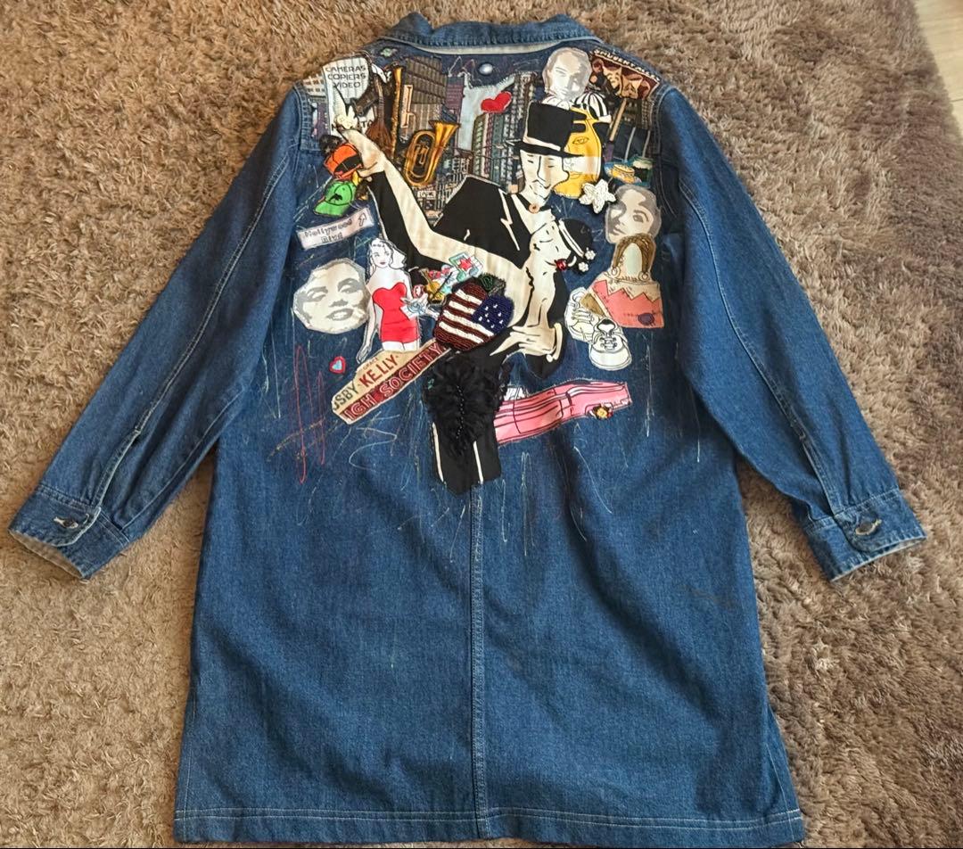 80's ヴィンテージ パッチワーク カバーオール ハンドメイド