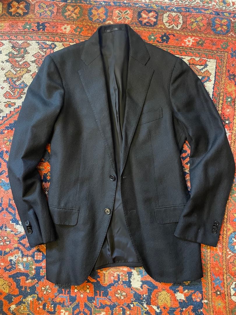 TOMORROWLAND ウールジャケット 黒 46