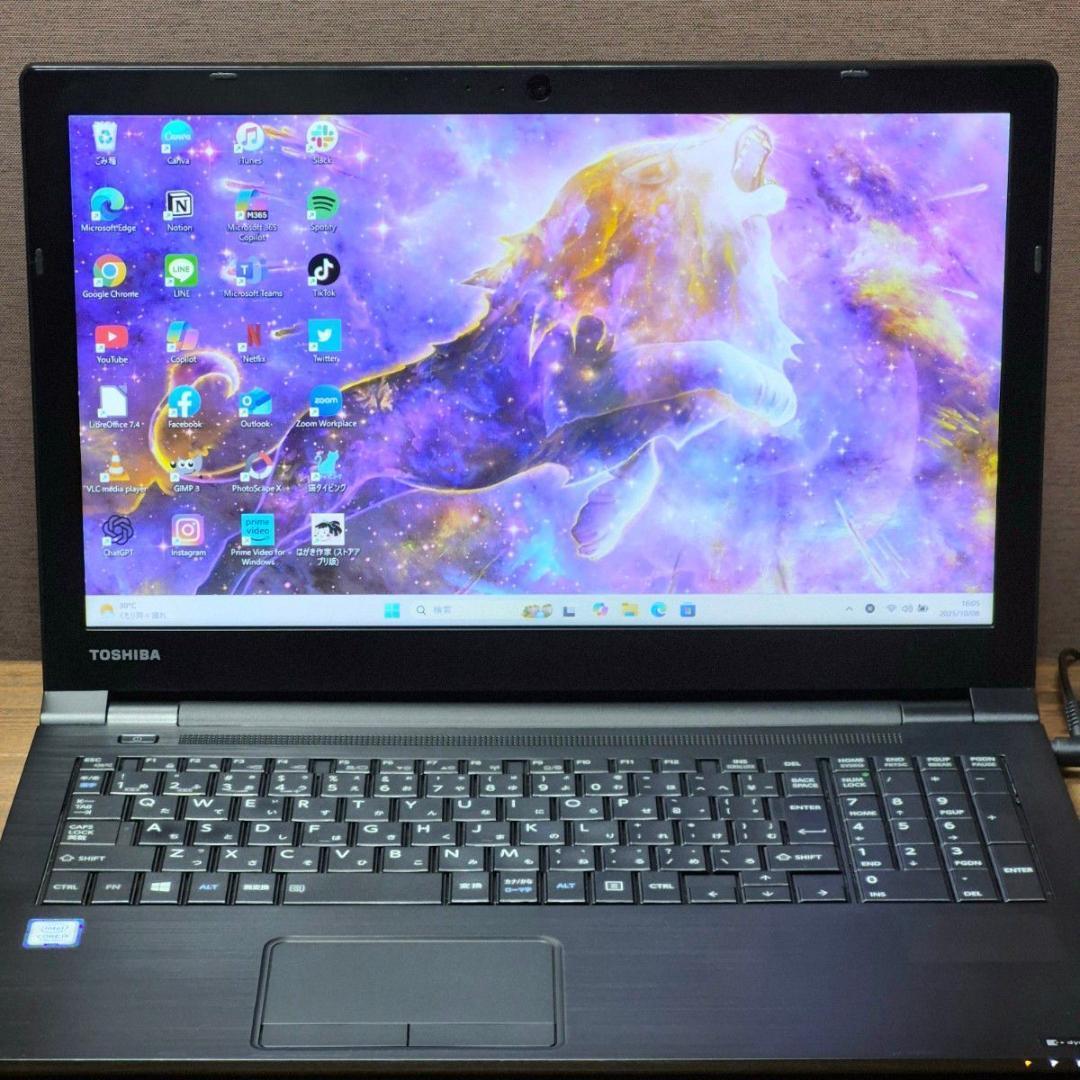 在宅ワークに！SSD 初期設定済 Windows11 薄型ノートパソコン 162