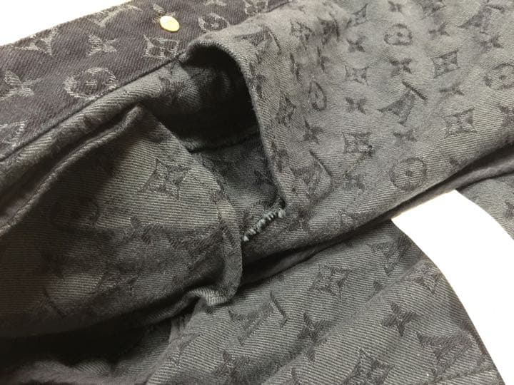 りえピLOUIS VUITTON モノグラム柄 デニムジャケット Gジャン