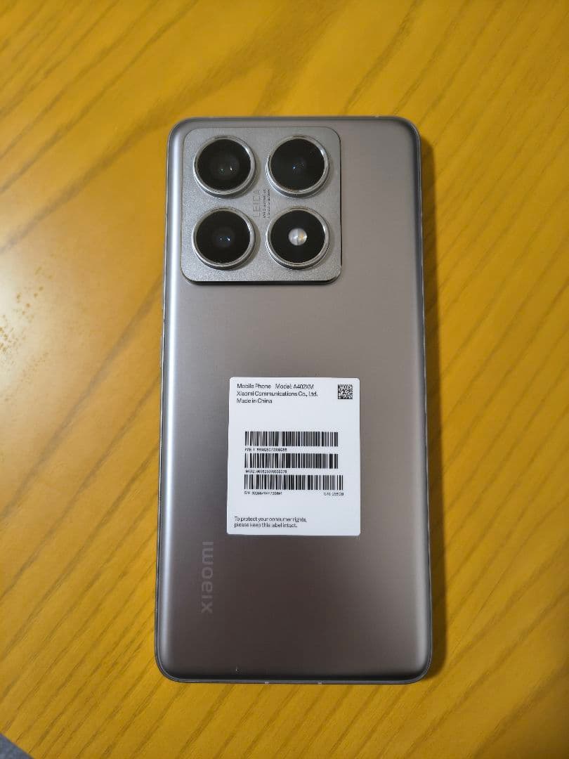 スマートフォン本体 Xiaomi 14t pro