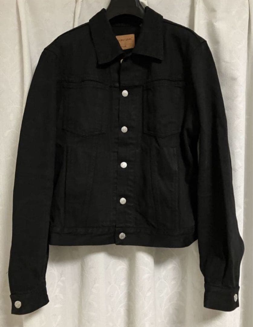 helmut lang 1998 ブラックデニムジャケット 48