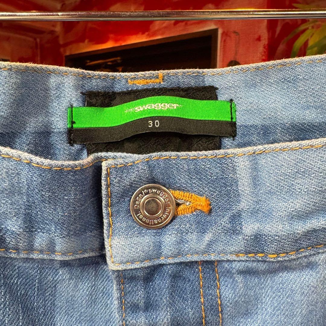 Swagger チェック柄 デニム 30