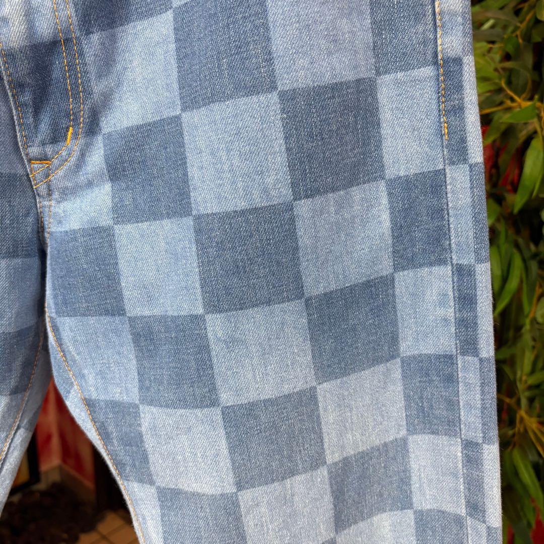 Swagger チェック柄 デニム 30