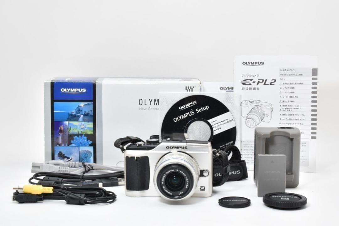【箱付き】 OLYMPUS オリンパス PEN PL2 ミラーレス一眼カメラ