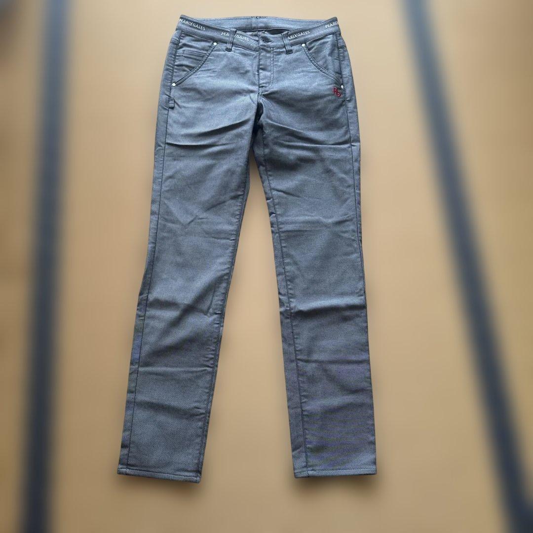 人気完売品パーリーゲイツ ストレッチカルゼ裏サーモパンツ レディスサイズ1