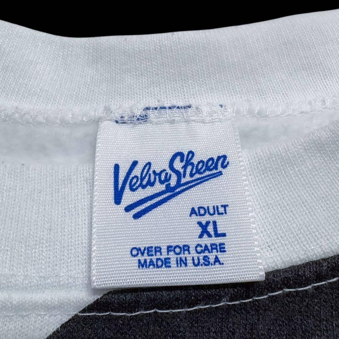 レア 90s Disney ミッキー ビッグプリントスウェット 白XL USA製