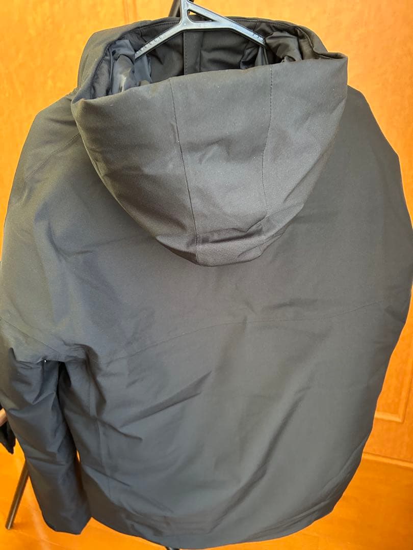 やっすん　モデルワークマンイナレムプレミアム防水防寒コート ブラック S