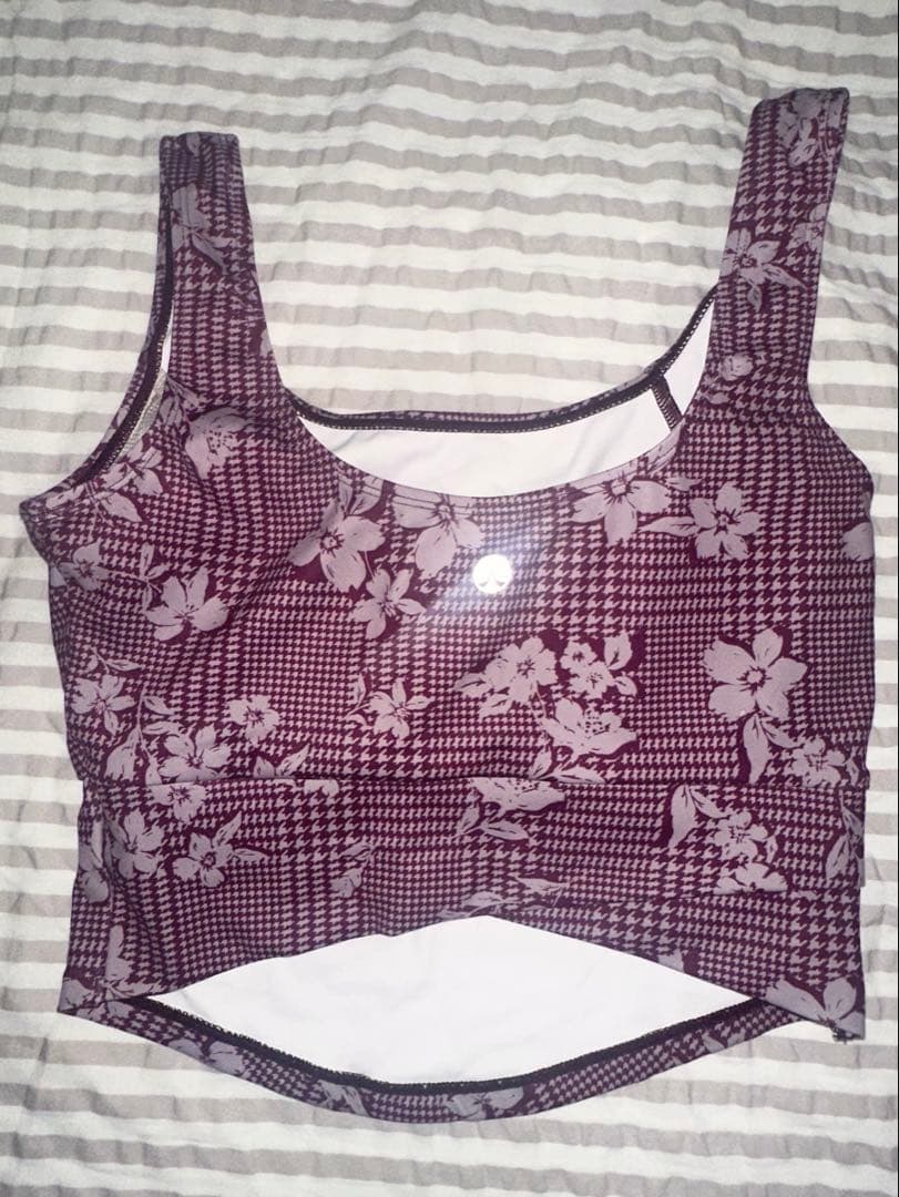 SUKALA チェッククロスレギンス チェックビスチェ S ベリー 上下セット