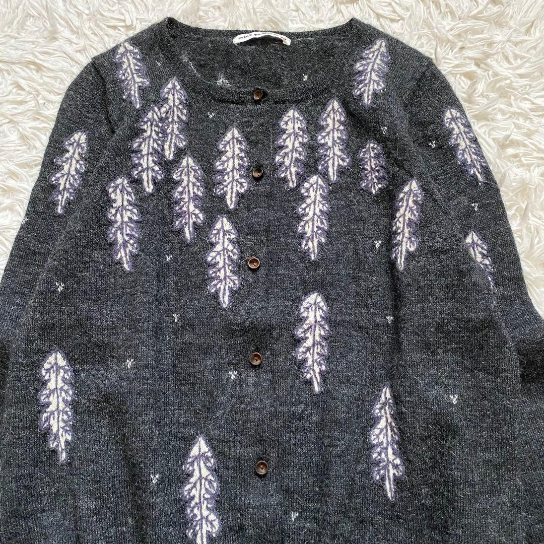 極美品■ミナペルホネン　 candle　アルパカ　ニット カーディガン