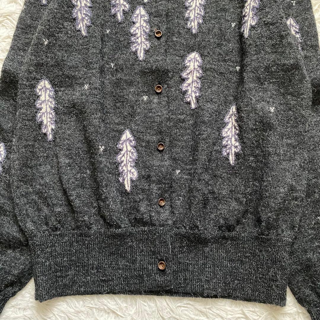 極美品■ミナペルホネン　 candle　アルパカ　ニット カーディガン