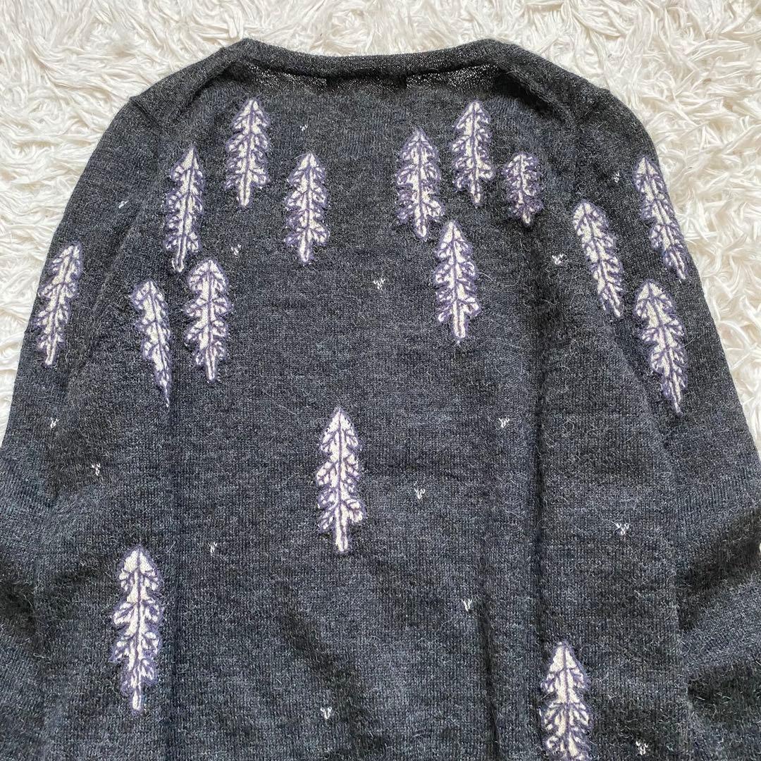 極美品■ミナペルホネン　 candle　アルパカ　ニット カーディガン