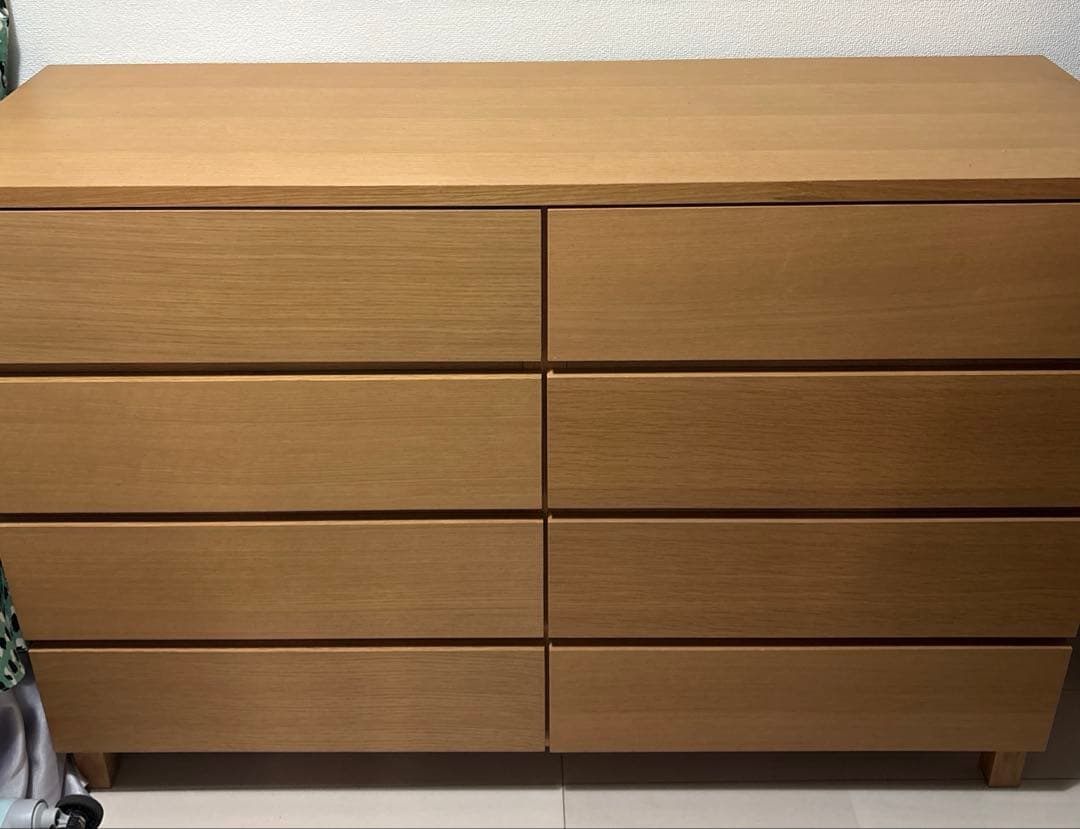 無印　無垢　チェスト