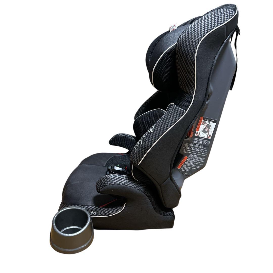 【美品】 Combi ジョイトリップ エアスルー GC ブラック ジュニアシート