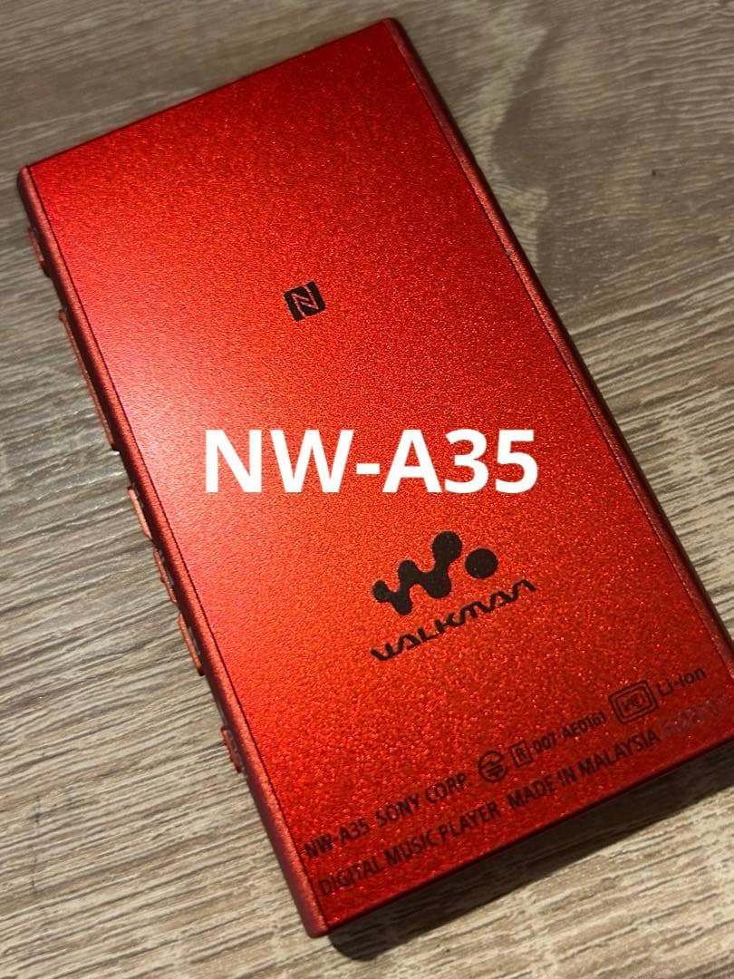 SONY NW-A35 レッド ウォークマン